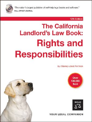 cover image of The California Landlord's Law Book